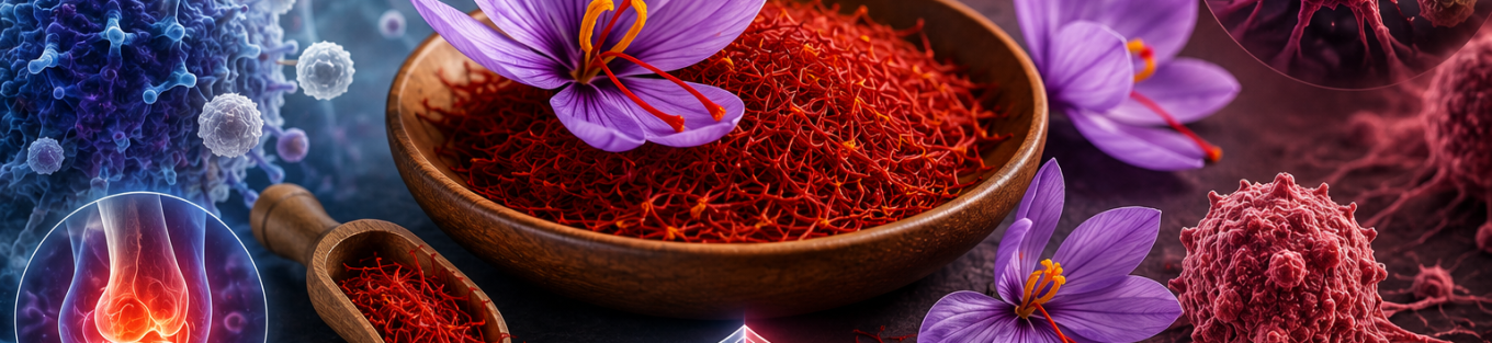 اثرات ضدالتهابی و ضدسرطان زعفران