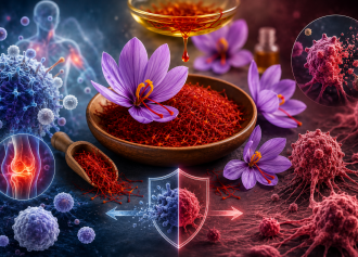 اثرات ضدالتهابی و ضدسرطان زعفران